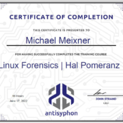 Michael Meixner - Training for Linux forensics